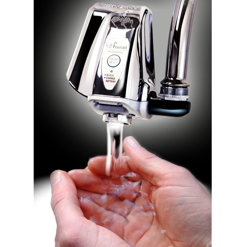 itouchless EZ Faucet Electronic Sensor Bathroom Faucet & Reviews Wayfair